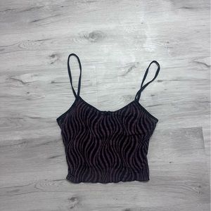 Sheer leopard print top